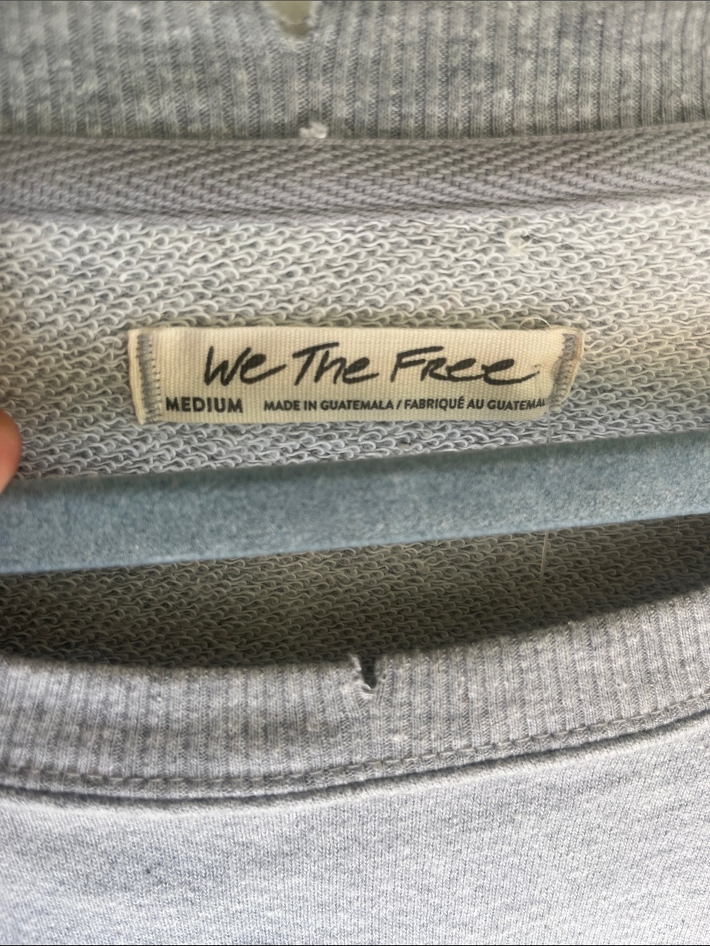 We The Free Gray New York City Scoop Neck Pullover, NWT - Picture 5 of 5